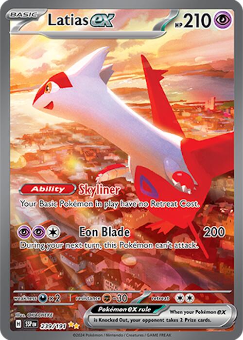 Latias ex (239/191) [Scarlet & Violet: Surging Sparks] | Good Games Morley