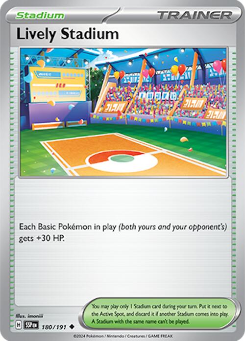 Lively Stadium (180/191) [Scarlet & Violet: Surging Sparks] | Good Games Morley