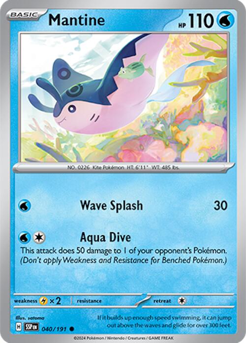 Mantine (040/191) [Scarlet & Violet: Surging Sparks] | Good Games Morley