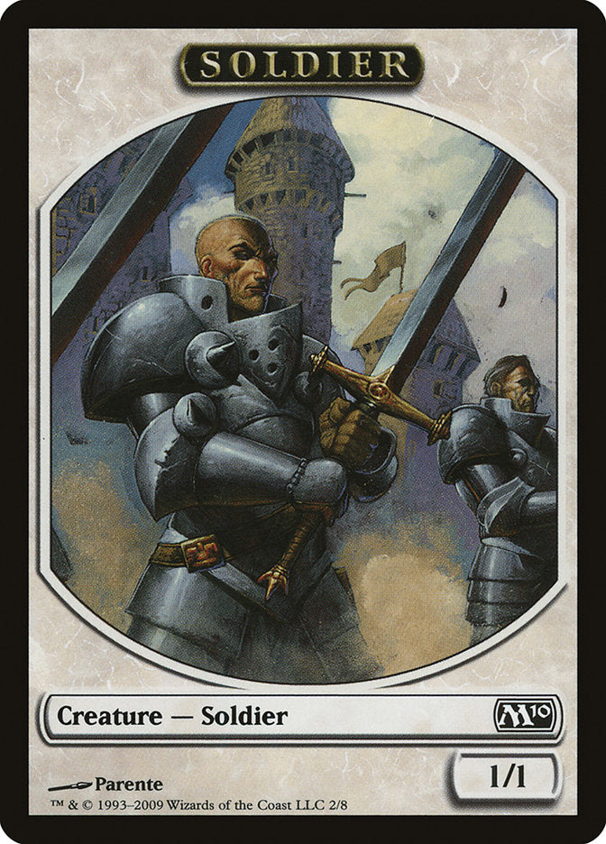 Soldier Token [Magic 2010 Tokens] | Good Games Morley