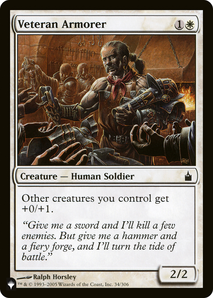 Veteran Armorer [The List] | Good Games Morley