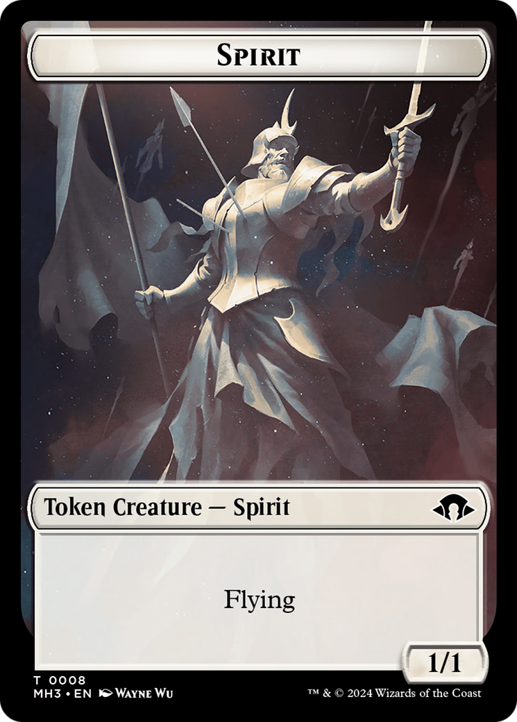 Eldrazi Spawn // Spirit (0008) Double-Sided Token [Modern Horizons 3 Tokens] | Good Games Morley