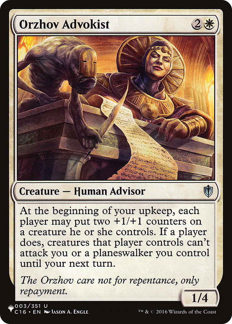 Orzhov Advokist [The List] | Good Games Morley