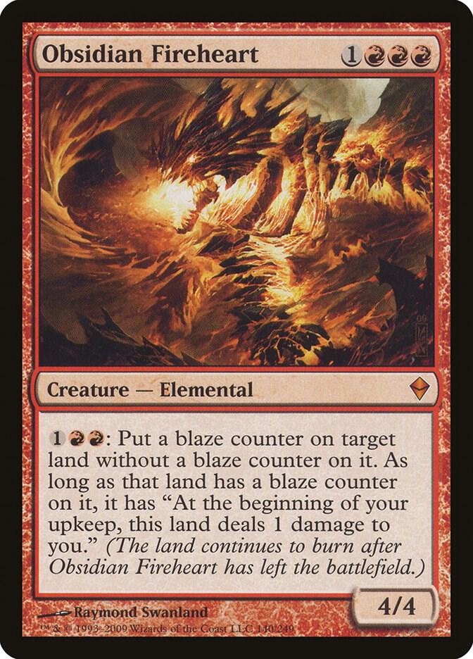 Obsidian Fireheart 140/249 (Zendikar)  | Good Games Morley