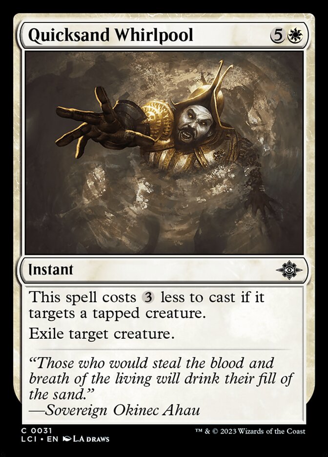 Quicksand Whirlpool 31/291 (The Lost Caverns of Ixalan)  | Good Games Morley