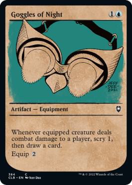 Goggles of Night Showcase 384/361 (Commander Legends: Battle for Baldur's Gate)  | Good Games Morley