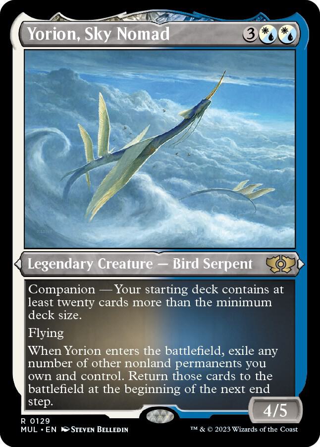 Yorion, Sky Nomad 129 (March of the Machine: Multiverse Legends)  - Etched Foil | Good Games Morley