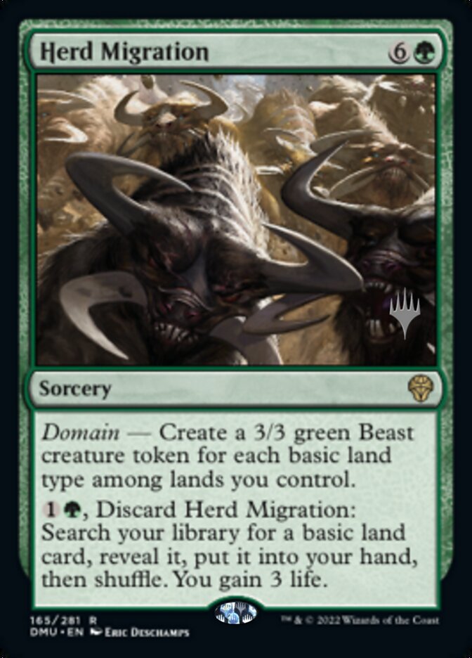 Herd Migration (Promo Pack) [Dominaria United Promos] | Good Games Morley