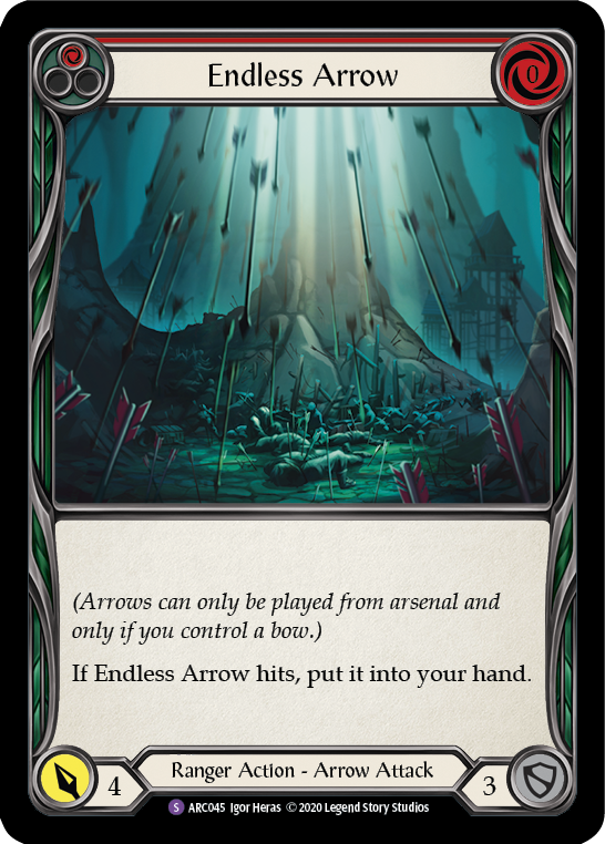 Endless Arrow [U-ARC045] (Arcane Rising Unlimited)  Unlimited Rainbow Foil | Good Games Morley