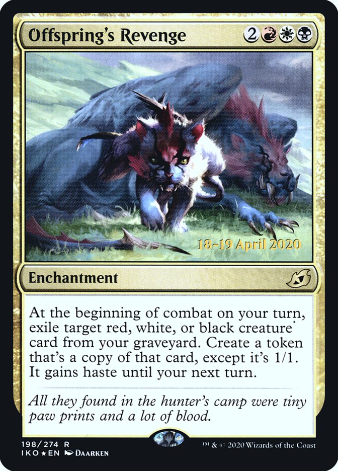 Offspring's Revenge [Ikoria: Lair of Behemoths Prerelease Promos] | Good Games Morley