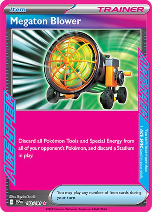 Megaton Blower (182/191) [Scarlet & Violet: Surging Sparks] | Good Games Morley