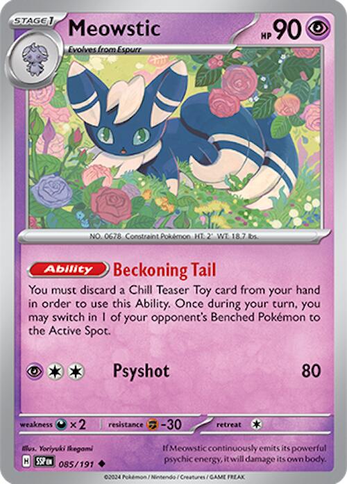 Meowstic (085/191) [Scarlet & Violet: Surging Sparks] | Good Games Morley