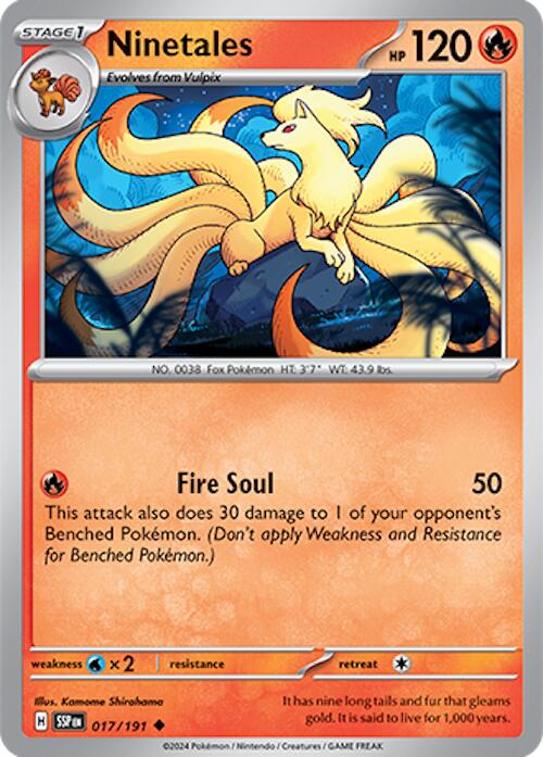 Ninetales (017/191) [Scarlet & Violet: Surging Sparks] | Good Games Morley