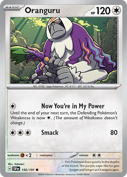 Oranguru (156/191) [Scarlet & Violet: Surging Sparks] | Good Games Morley