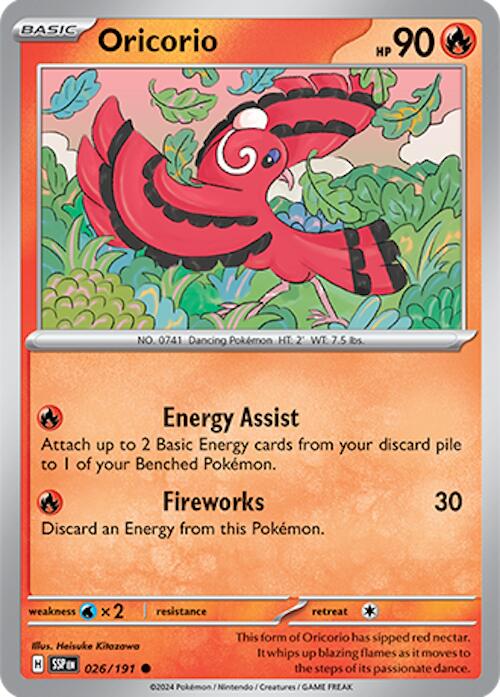 Oricorio (026/191) [Scarlet & Violet: Surging Sparks] | Good Games Morley