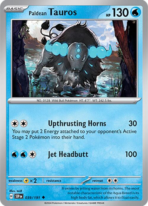Paldean Tauros (039/191) [Scarlet & Violet: Surging Sparks] | Good Games Morley