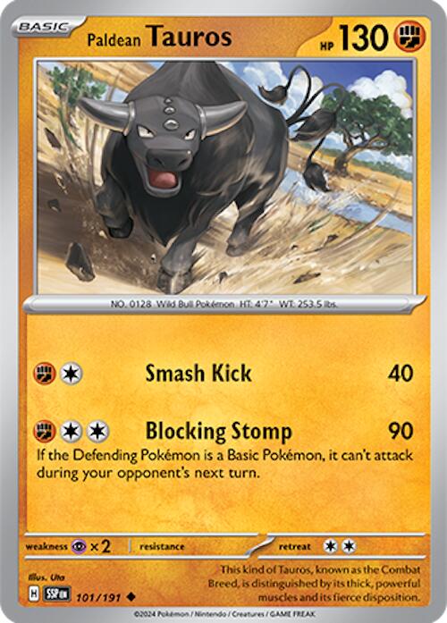Paldean Tauros (101/191) [Scarlet & Violet: Surging Sparks] | Good Games Morley