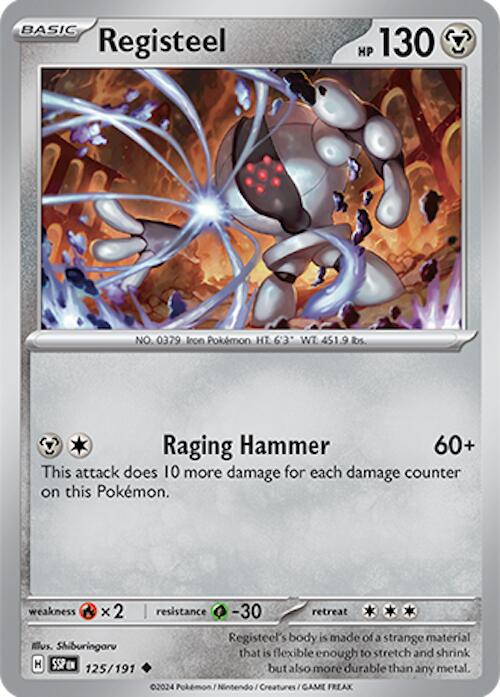 Registeel (125/191) [Scarlet & Violet: Surging Sparks] | Good Games Morley