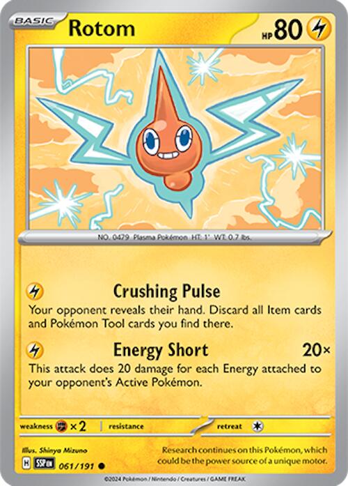 Rotom (061/191) [Scarlet & Violet: Surging Sparks] | Good Games Morley