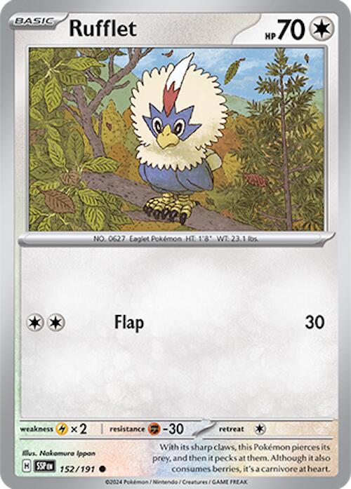 Rufflet (152/191) [Scarlet & Violet: Surging Sparks] | Good Games Morley