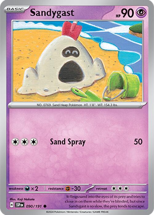 Sandygast (090/191) [Scarlet & Violet: Surging Sparks] | Good Games Morley