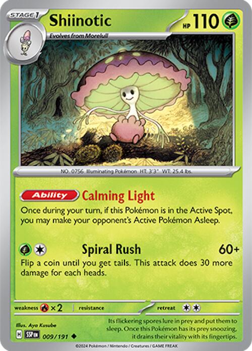 Shiinotic (009/191) [Scarlet & Violet: Surging Sparks] | Good Games Morley