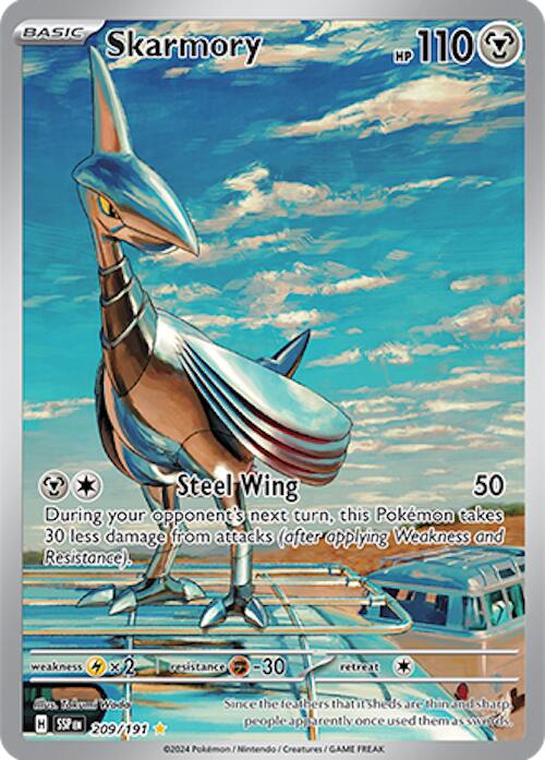 Skarmory (209/191) [Scarlet & Violet: Surging Sparks] | Good Games Morley