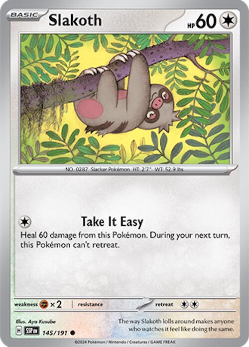 Slakoth (145/191) [Scarlet & Violet: Surging Sparks] | Good Games Morley