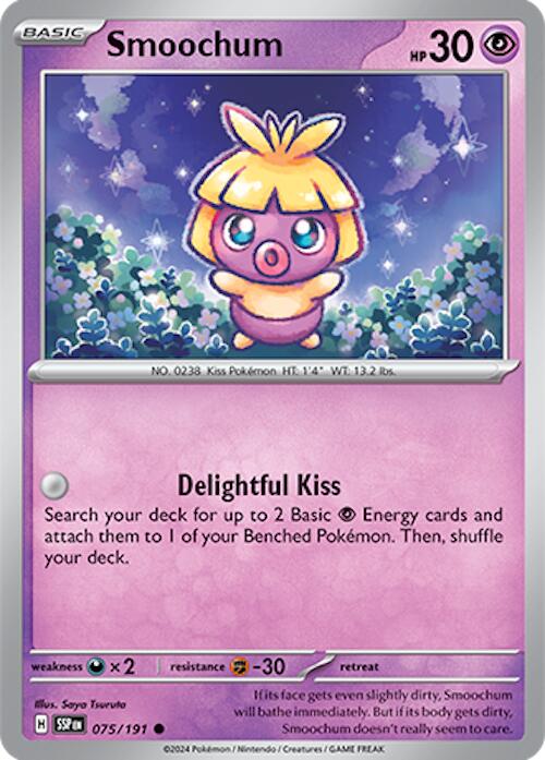 Smoochum (075/191) [Scarlet & Violet: Surging Sparks] | Good Games Morley