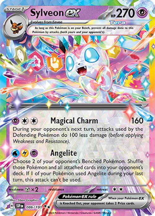 Sylveon ex (086/191) [Scarlet & Violet: Surging Sparks] | Good Games Morley