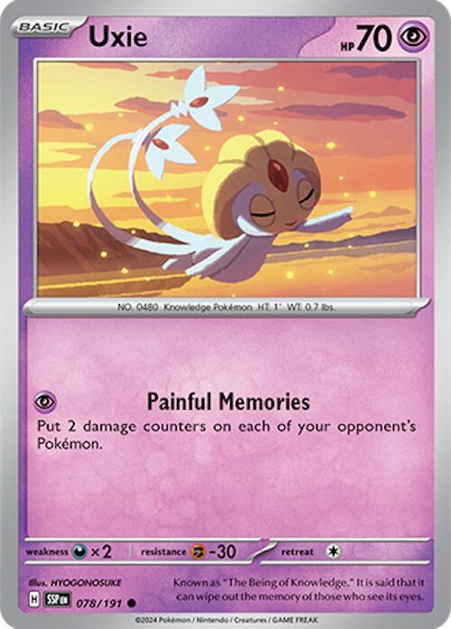 Uxie (078/191) [Scarlet & Violet: Surging Sparks] | Good Games Morley