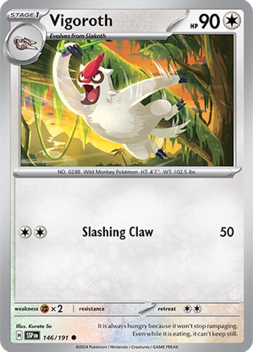 Vigoroth (146/191) [Scarlet & Violet: Surging Sparks] | Good Games Morley
