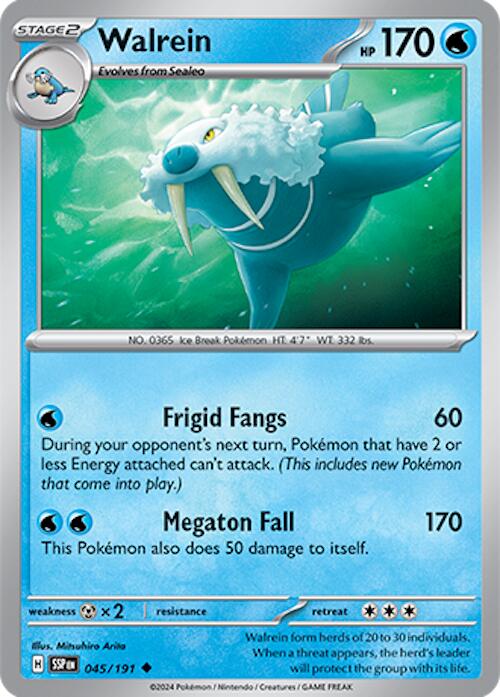 Walrein (045/191) [Scarlet & Violet: Surging Sparks] | Good Games Morley