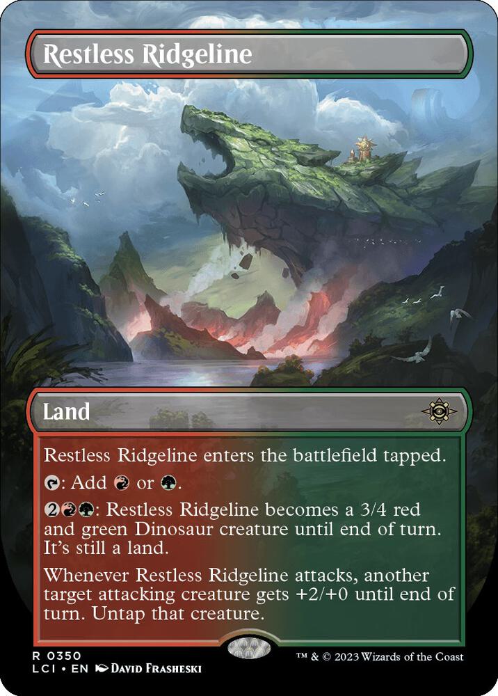 Restless Ridgeline 350/291 (The Lost Caverns of Ixalan)  - Borderless Foil | Good Games Morley