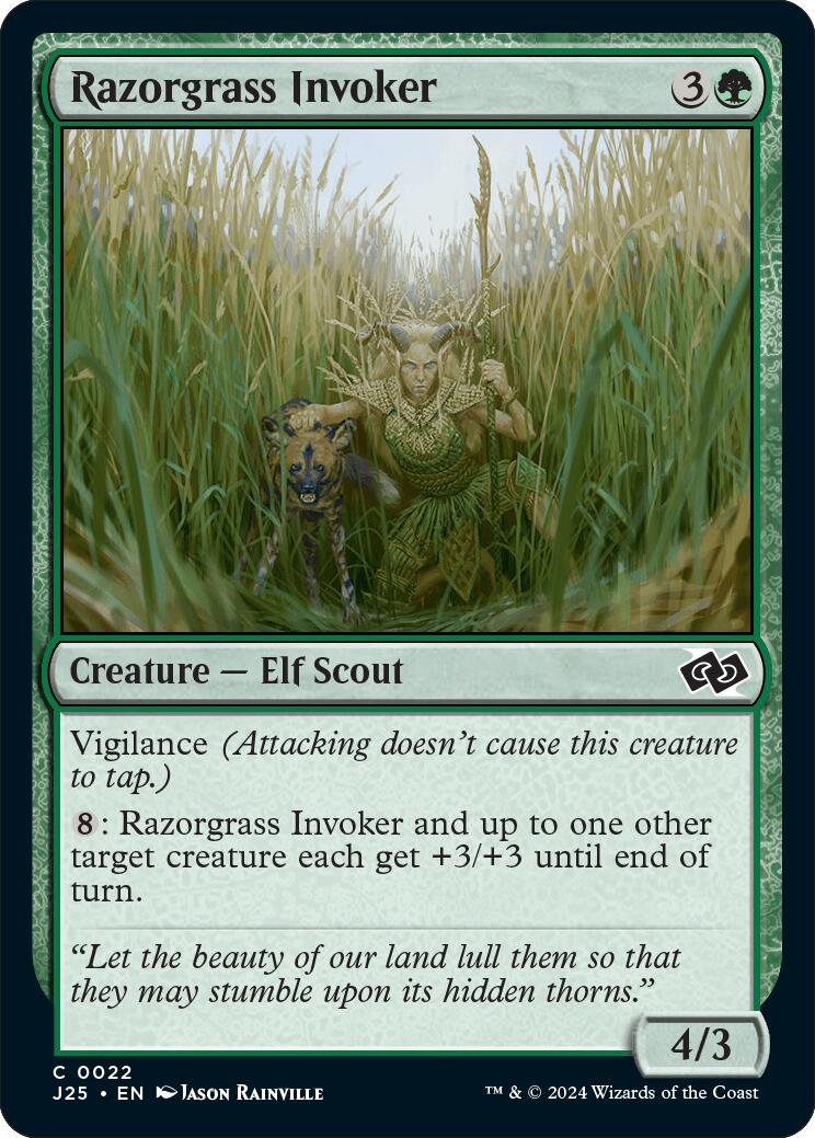 Razorgrass Invoker [Foundations Jumpstart] | Good Games Morley
