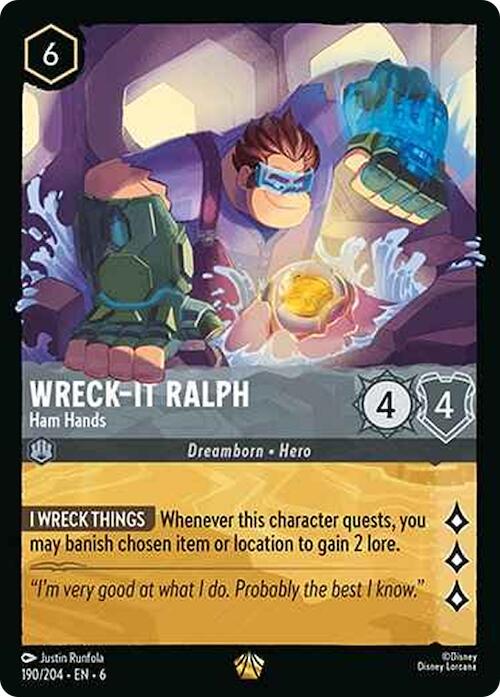 Wreck-It Ralph - Ham Hands (190/204) [Azurite Sea] | Good Games Morley