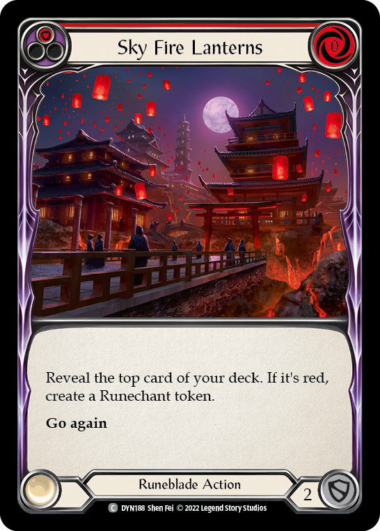 Sky Fire Lanterns (Red) [DYN188] (Dynasty) | Good Games Morley
