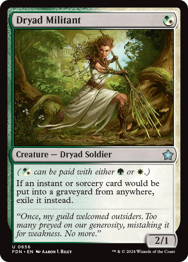 Dryad Militant [Foundations] | Good Games Morley