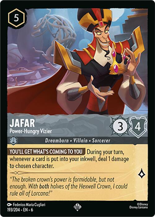 Jafar - Power-Hungry Vizier (193/204) [Azurite Sea] | Good Games Morley
