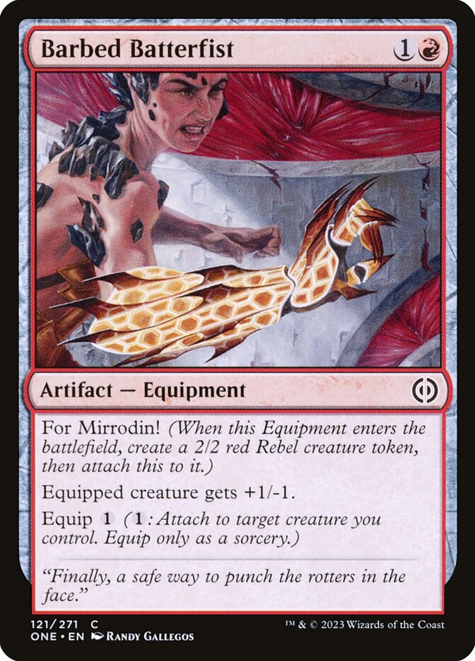 Barbed Batterfist 121/271 (Phyrexia: All Will Be One)  | Good Games Morley