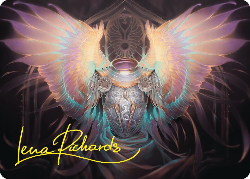 Celestial Armor Art Card (2/54) (Gold-Stamped Signature) [Foundations Art Series] | Good Games Morley
