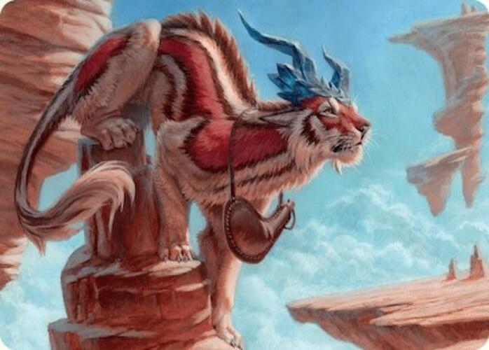 Felidar Savior Art Card (3/54) [Foundations Art Series] | Good Games Morley
