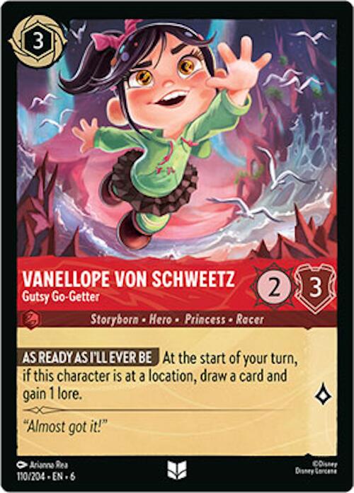Vanellope von Schweetz - Gutsy Go-Getter (110/204) [Azurite Sea] | Good Games Morley