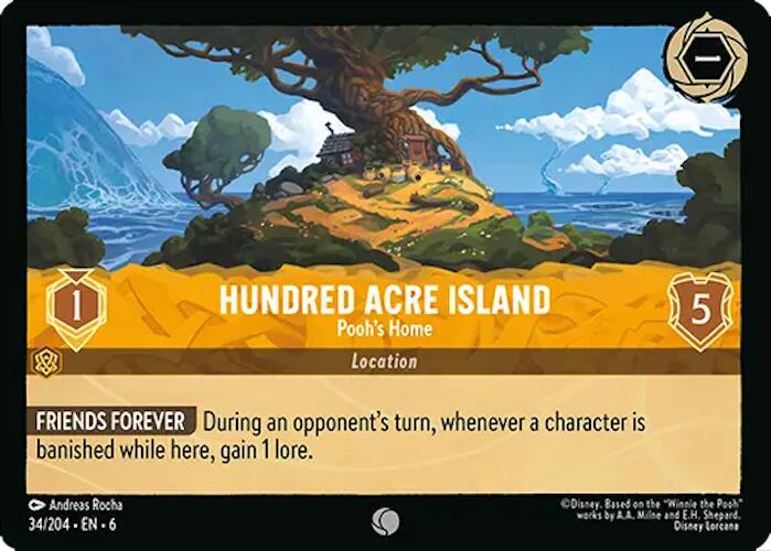 Hundred Acre Island - Pooh's Home (34/204) [Azurite Sea] | Good Games Morley