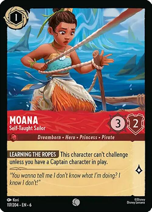 Moana - Self-Taught Sailor (117/204) [Azurite Sea] | Good Games Morley