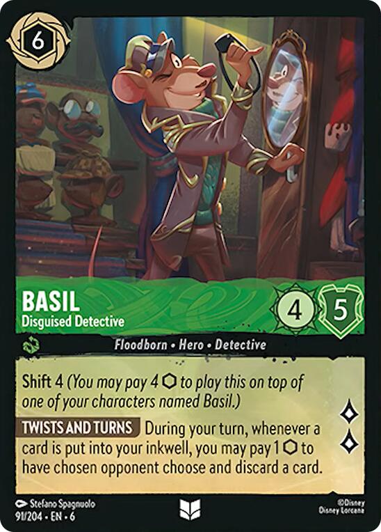 Basil - Disguised Detective (91/204) [Azurite Sea] | Good Games Morley