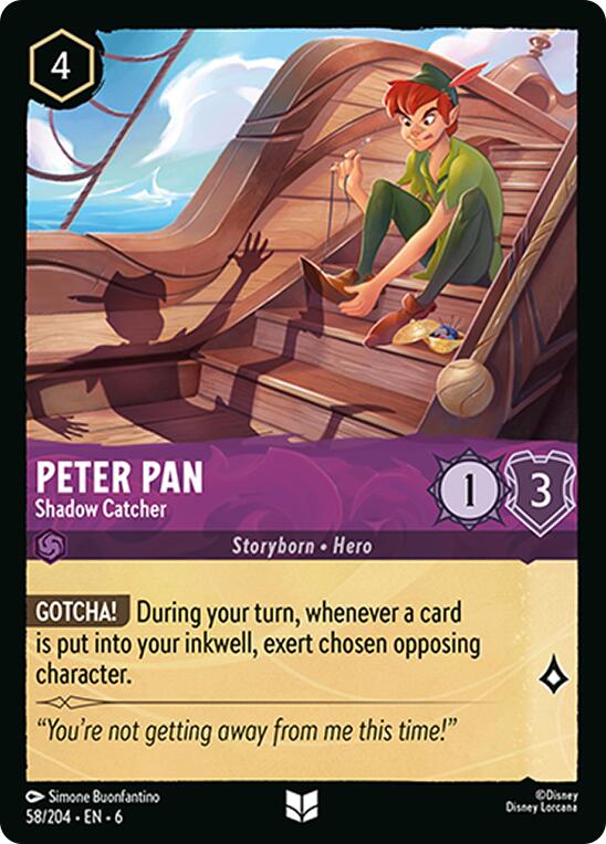 Peter Pan - Shadow Catcher (58/204) [Azurite Sea] | Good Games Morley