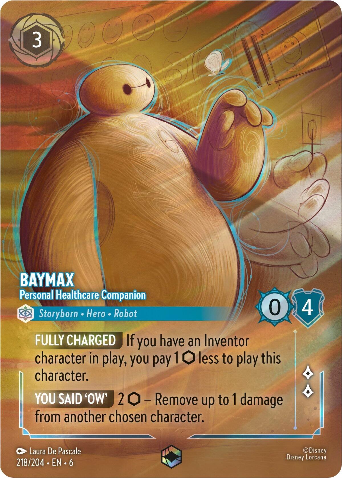 Baymax - Personal Healthcare Companion (Enchanted) (218/204) [Azurite Sea] | Good Games Morley