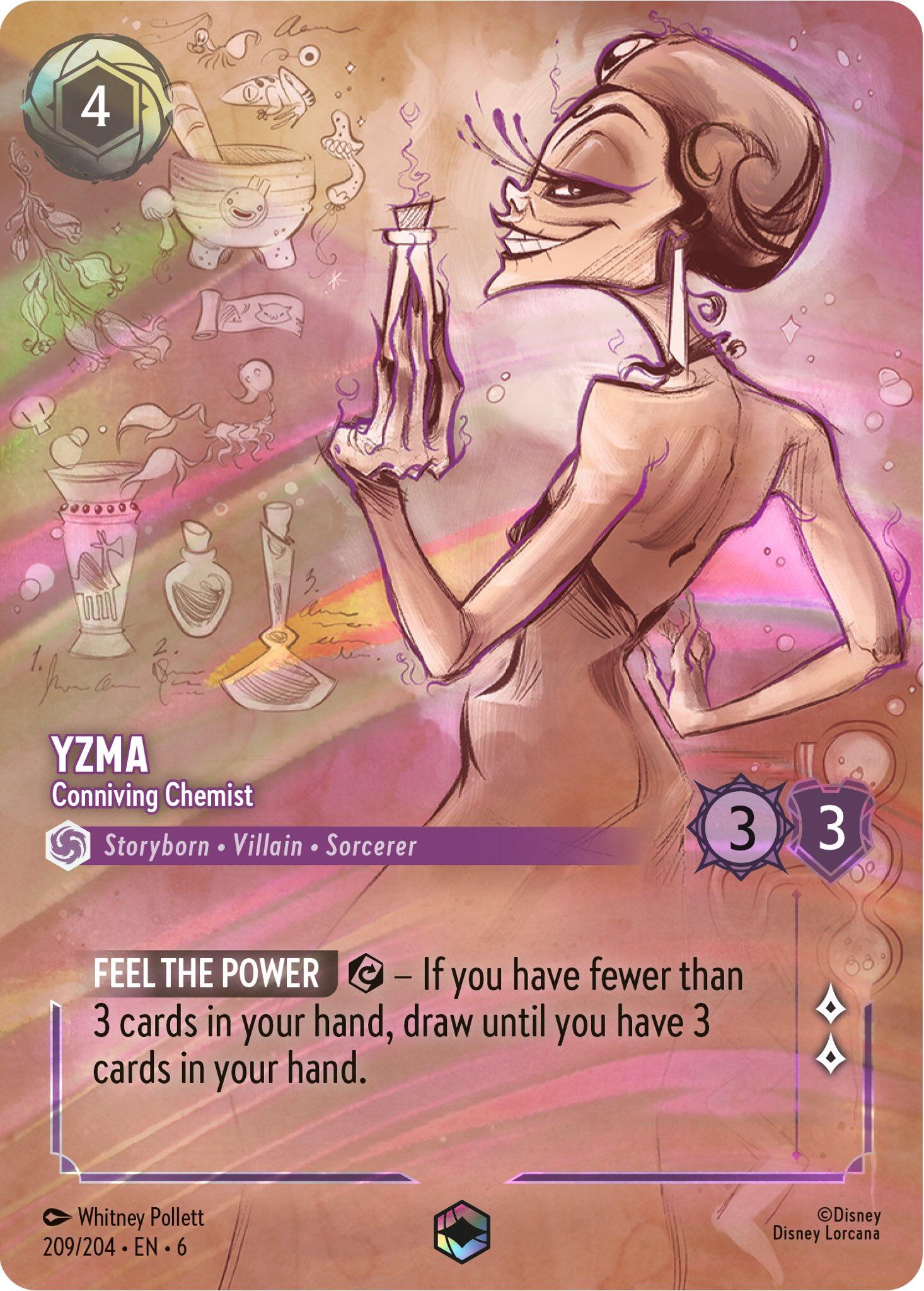 Yzma - Conniving Chemist (Enchanted) (209/204) [Azurite Sea] | Good Games Morley