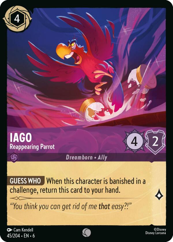 Iago - Reappearing Parrot (45/204) [Azurite Sea] | Good Games Morley